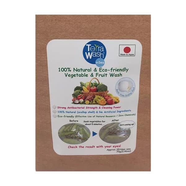 Terra Wash+Sea - продукт за измиване на плодове и зеленчуци от торове, пестициди, вакси, парафини и др. 2
